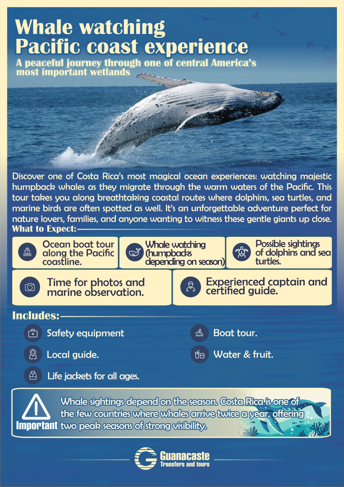 Guanacaste Transfers and Tours Flyer 1