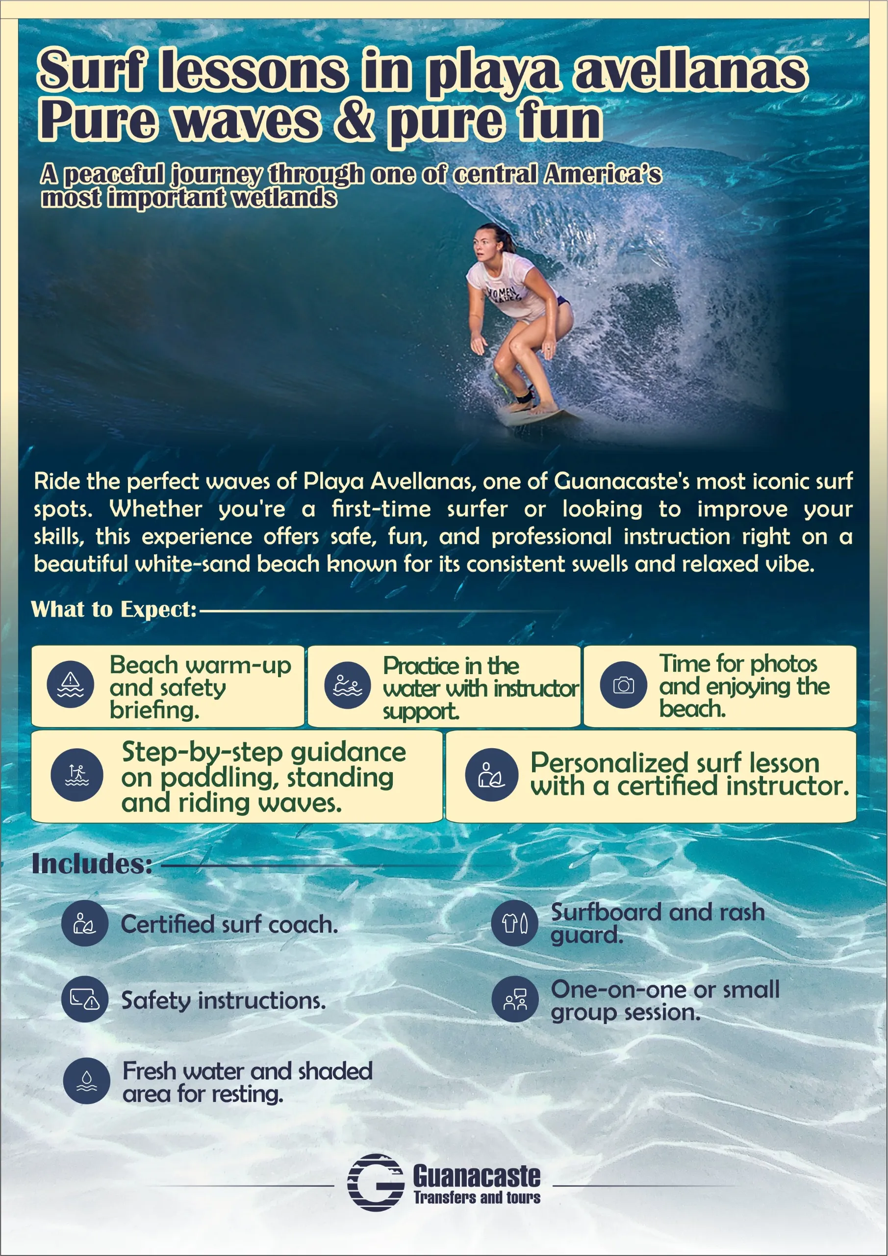 Guanacaste Transfers and Tours Flyer 3